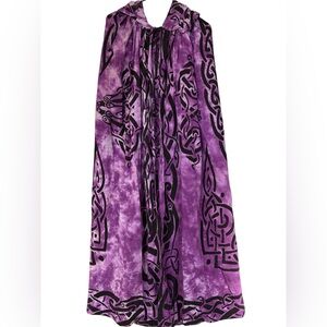 Witch’s Purple CelticTie-Dye Cloak from Witch’s Estate Sale ⭐️Great Story